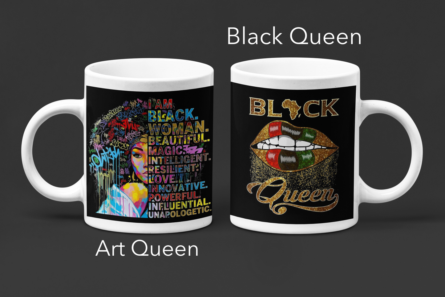 Black Queen Mugs