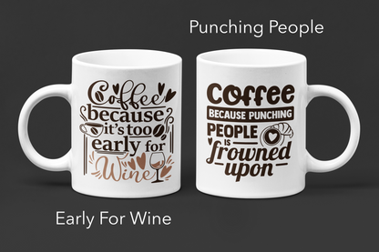 Coffee Themed Mugs