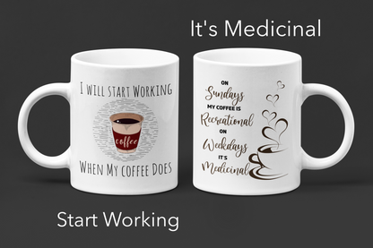 Coffee Themed Mugs