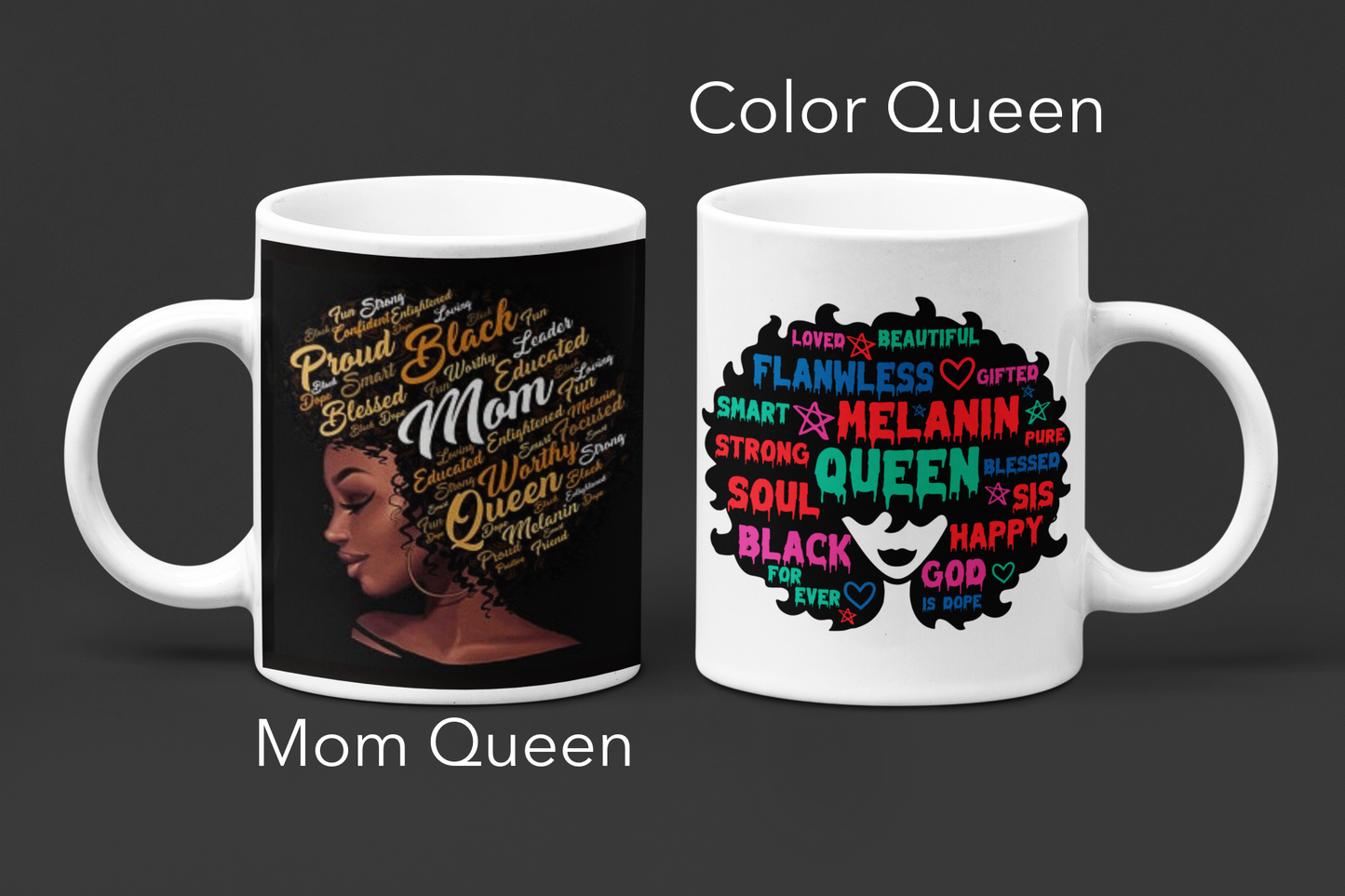 Black Queen Mugs